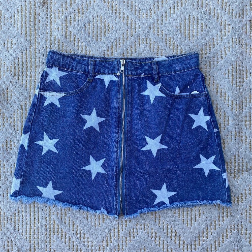 Blue jean skirt